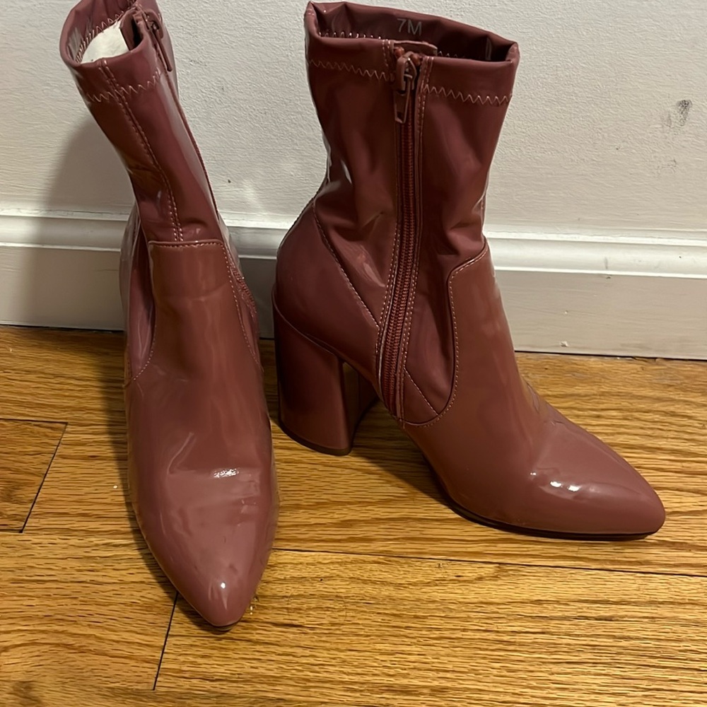STEVEN MADEN PINK BOOTS